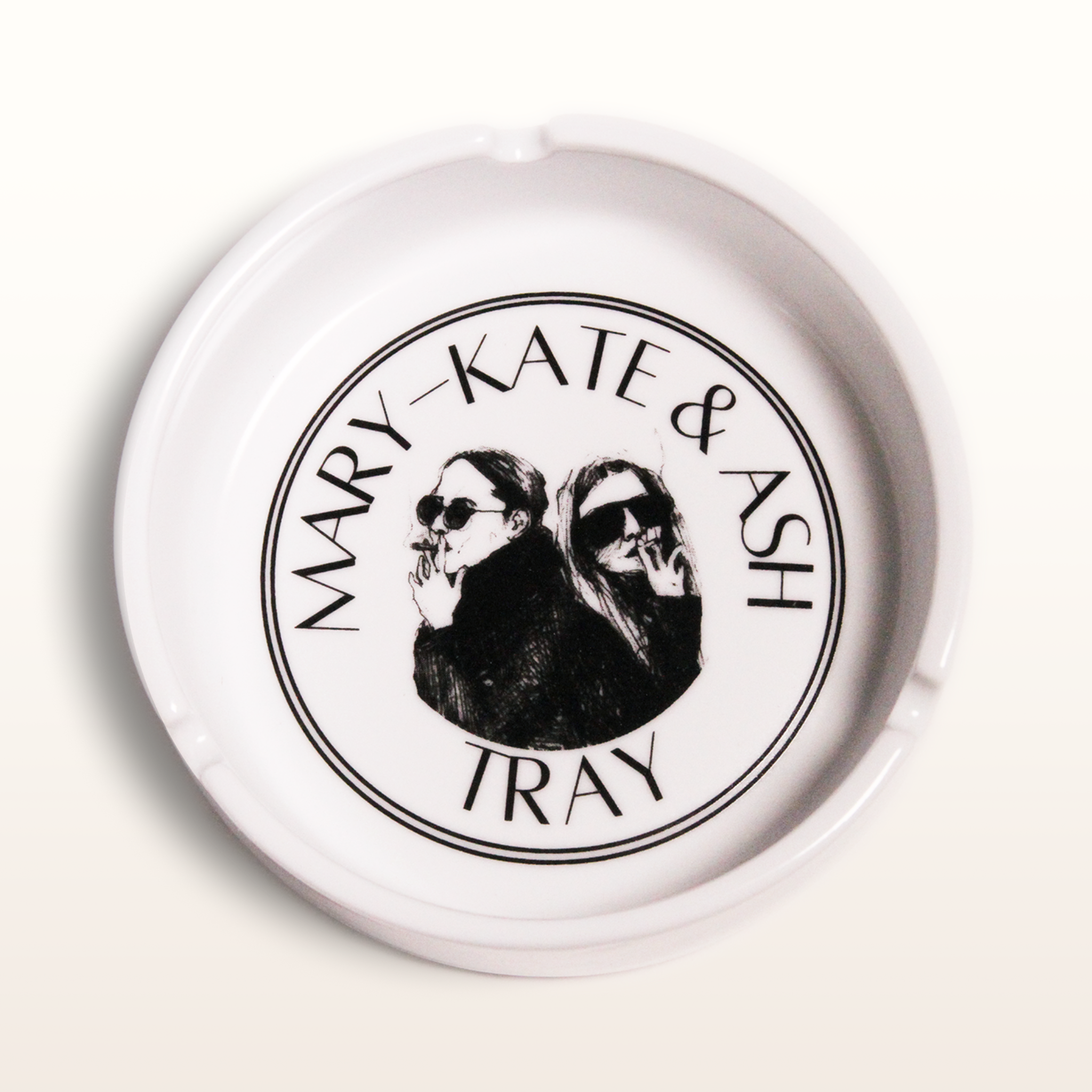 Mary-Kate and Ash Tray by Laura Collins