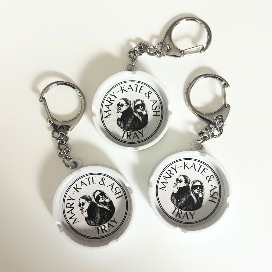 "Mary-Kate and Ash Tray" Decorative Bag Charm by Laura Collins