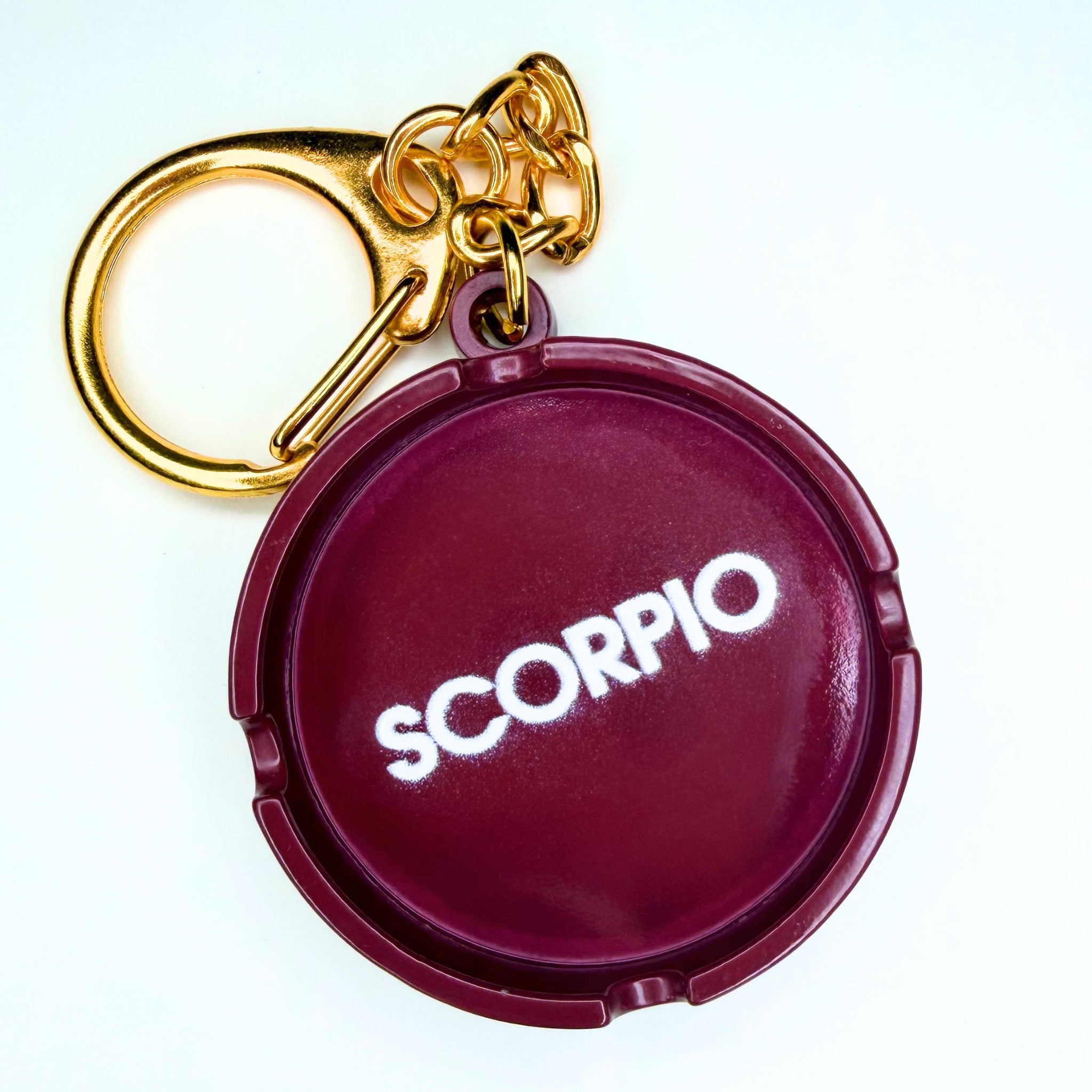 Scorpio Astro-Tray Decorative Bag Charm